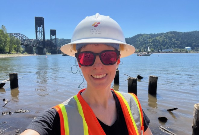 Jessica Glenn at Portland Harbor Superfund